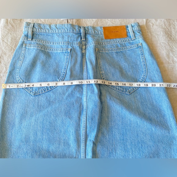 Frame Denim Le Italiene Denim MidMaxi Skirt - Picture 11 of 16